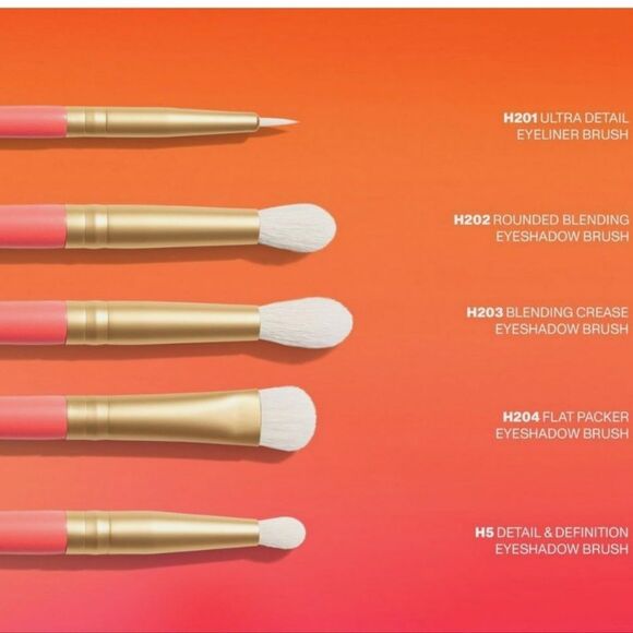 Morphe Heatseeker 5-Piece Eye Brush Set - Picture 3 of 6